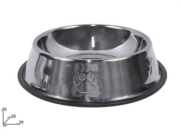 DUE ESSE CIOTOLA ACCIAIO 26CM CANI/GATTI 