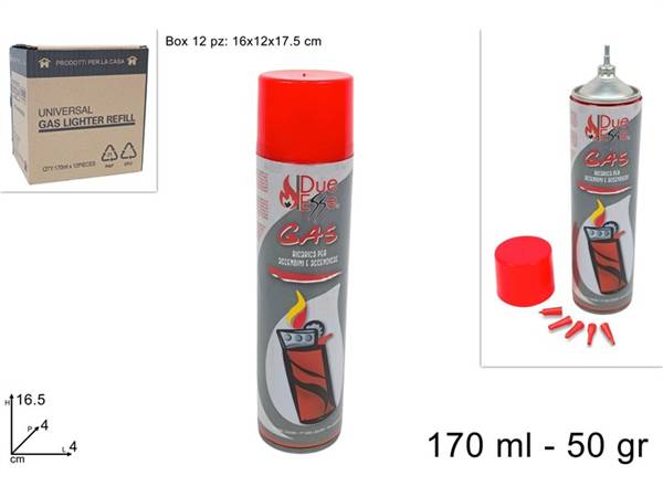 DUE ESSE BOMBOLETTA GAS 170ML 