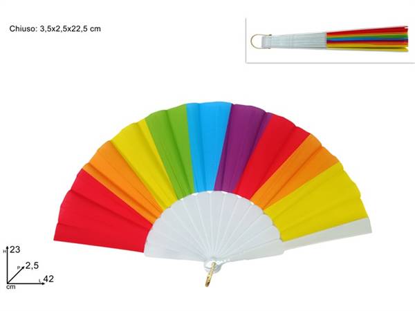 DUE ESSE VENTAGLIO MULTICOLOR