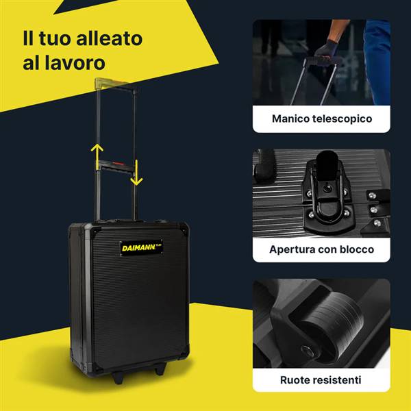 AVILIA TROLLEY PORTATTREZZI NERO 699PZ 