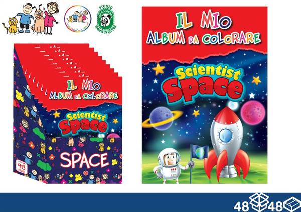 EOL ALBUM DA COLORARE 21X30 16FF SPACE