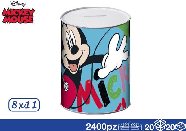 EOL SALVADANAIO LATTA 8X11 MICKEY 
