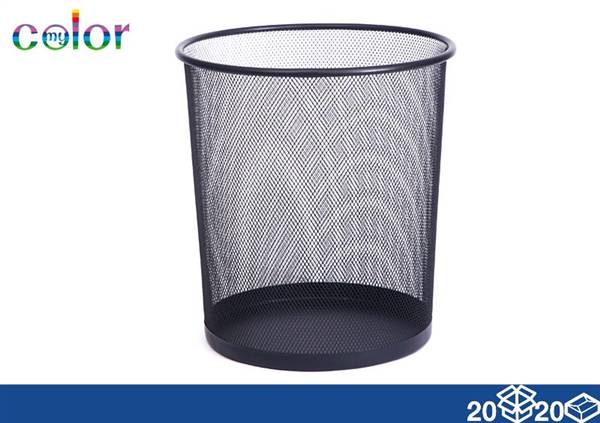 EOL CESTINO UFFICIO METALLO 26X28 NERO 