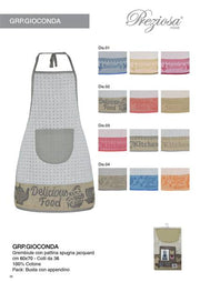 PREZIOSA GREMBIULE CON PATTINA JACQUARD GRP.GIOCONDA