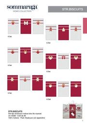 SOMMARUGA SET 3PZ STROF BISCUITS XMAS 