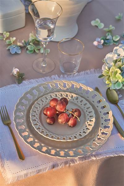 HANNA SET 3PZ THE PT.0001.ROSA 1 TAZZA 200CC + 1 PIATTINO + 1 PIATTINO DOLCE