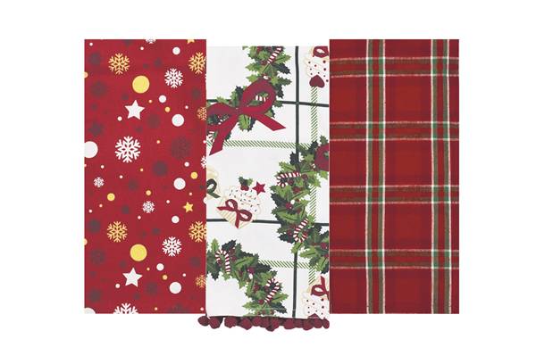 SOMMARUGA STROFINACCI 3PZ 45X65 XMAS STR.CAMPANELLA