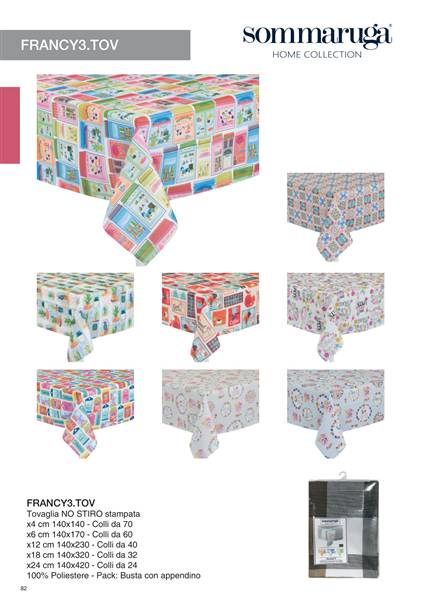 SOMMARUGA TOVAGLIA FRANCY3 X6 FRANCY3.TOVX6 140X170CM