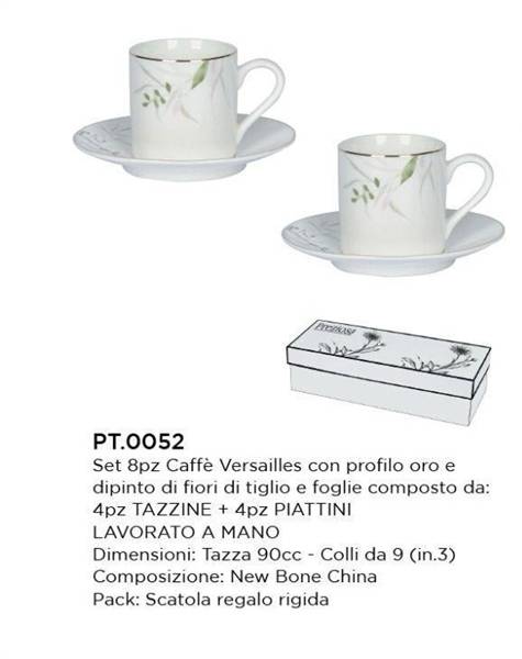 HANNA SET 8PZ CAFFE VERSAILLES PT.0052 
