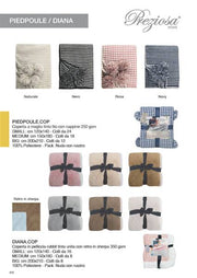 PREZIOSA COPERTA IN PELLICCIA RUBBIT T.U DIANA.COP.BIG
