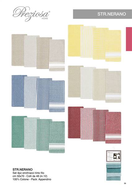 PREZIOSA STROFINACCI NERANO SET 4PZ 