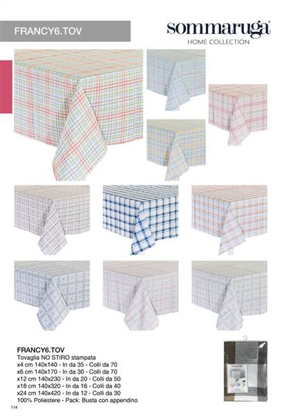 SOMMARUGA TOVAGLIA FRANCY6 X4 140X140 FRANCY6.TOVX4