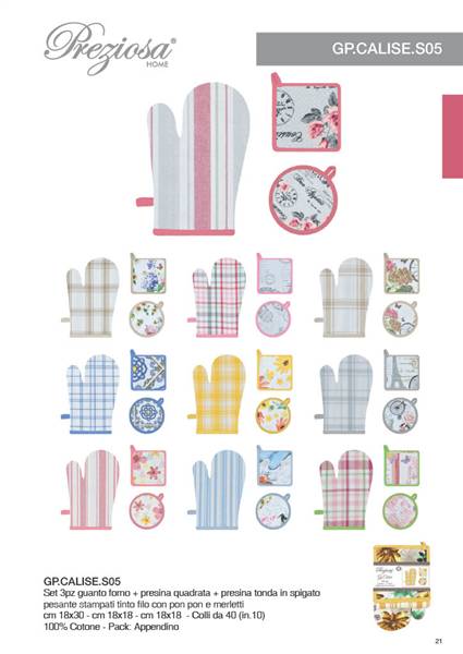 PREZIOSA GUANTO + PRESINE SET 3PZ S05 GB.CALISE.S05