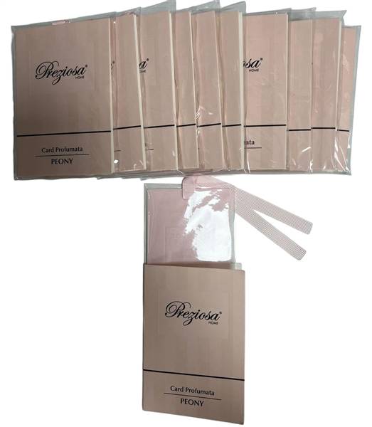 PREZIOSA CARD PROFUMATA 16GR PEONIA PROF.042