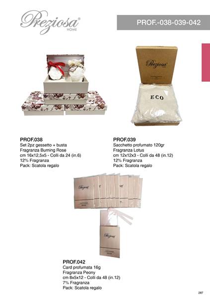 PREZIOSA CARD PROFUMATA 16GR PEONIA PROF.042