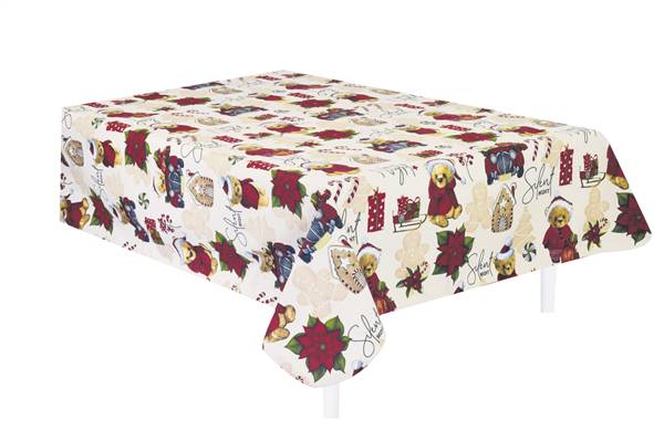 PREZIOSA TOVAGLIA ANGELS 140X180 XMAS ANTIMACCHIA