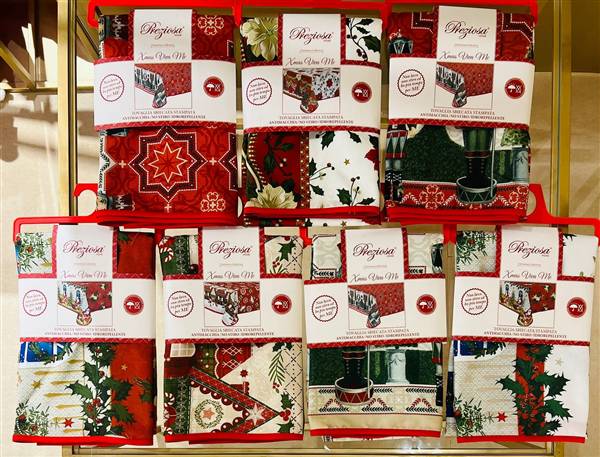 PREZIOSA TOVAGLIA X18 VIVAME XMAS XMAS.VIVAME.TOVX18 140X330