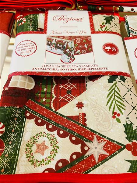 PREZIOSA TOVAGLIA X18 VIVAME XMAS XMAS.VIVAME.TOVX18 140X330