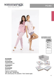 PREZIOSA PIGIAMA DONNA COT. JERSEY PG.63 PG.063.DCML
