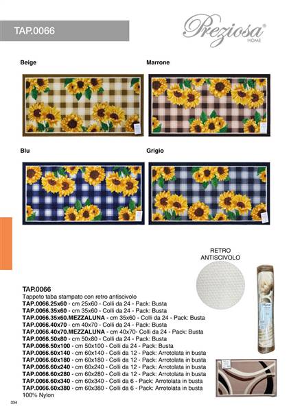 PREZIOSA TAPPETO TABA 25X60 TAP.0066 