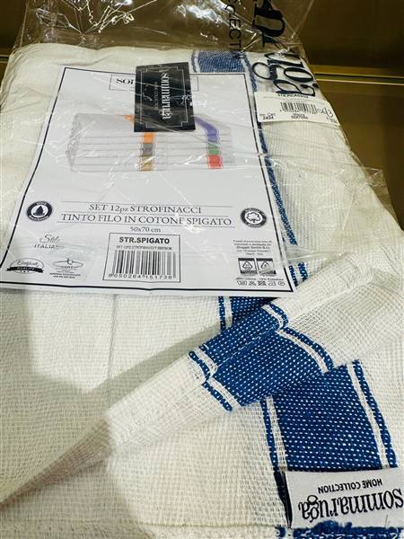 SOMMARUGA STROFINACCI 12PZ 50X70 SPIGATI STR.SPIGATO
