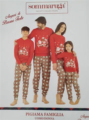 SOMMARUGA PIGIAMA UOMO NATALE PG132D2U CALDO COTONE