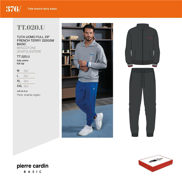 PIERRE CARDIN TUTA UOMO TT.020.U 