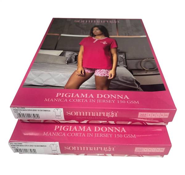 SOMMARUGA PIGIAMA DONNA PG.169.DMM MANICA CORTA