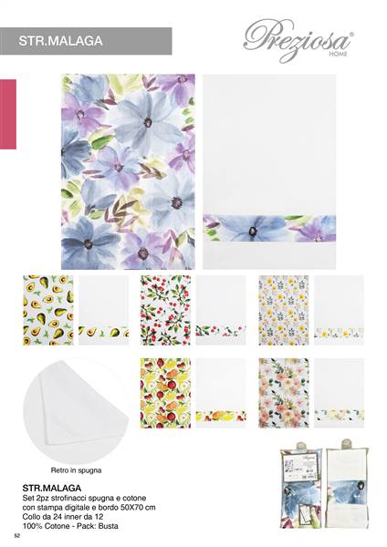 PREZIOSA STROF MALAGA SET 2PZ 50X70 