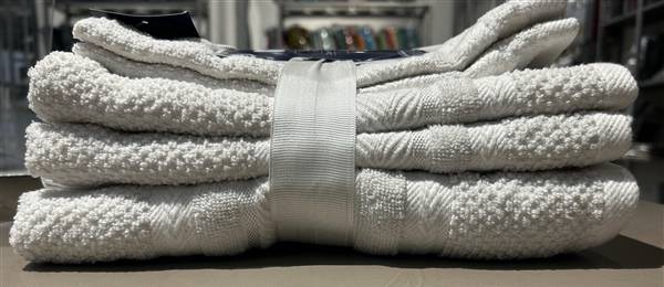 SOMMARUGA ASCIUGAMANO+OSPITI+TELO 5PZ BA.10039.D3.BIANCO