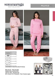 SOMMARUGA PIGIAMA DONNA FRENCH TERRY PG.215.D