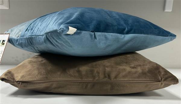 PREZIOSA CUSCINO ARREDO VELLUTO CQ0080 LAVORATO CON IMBOTTITURA SFODERABILE