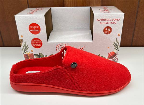 PREZIOSA PANTOFOLE UOMO XMAS PANT.25046 
