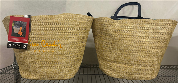 PREZIOSA BORSA MARE PAGLIA STAMPA DIG MR.0039