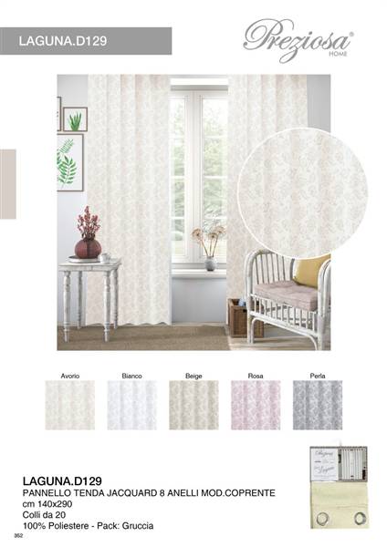 PREZIOSA PANNELLO TENDA 140X290 8AN D129 