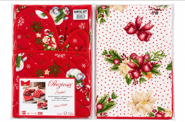 PREZIOSA GUANTO+STROF+PRESINA SANTA2.SET 