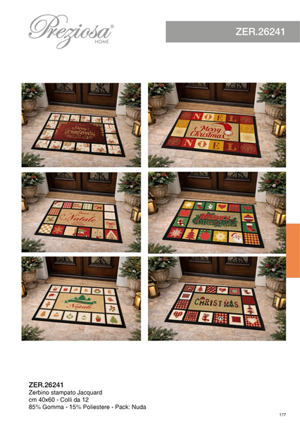 PREZIOSA ZERBINO JACQUARD 40X60 ZER.26241
