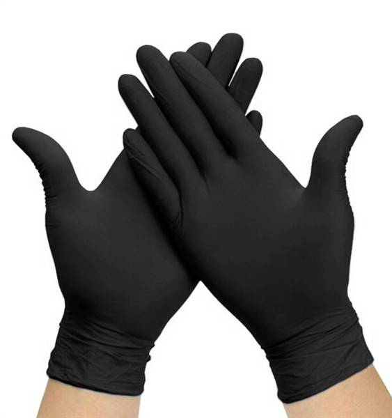 ITAL GUANTI IN NITRILE 100PZ MIS.L NERO 