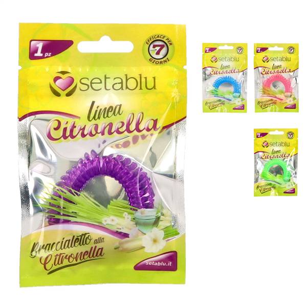 SETABLI BRACCIALE ANTIZANZARE COL.ASS. 