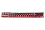 PARTENOPE SET 2 CANDELE TORCI 30CM ROSSO 