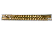 PARTENOPE SET 2 CANDELE TORCI 30CM ORO 