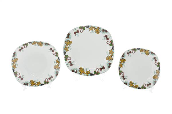 PARTENOPE SERVIZO PIATTI 18PZ D.3023 QD 