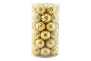PARTENOPE SET 41PZ SFERE 6CM ORO 