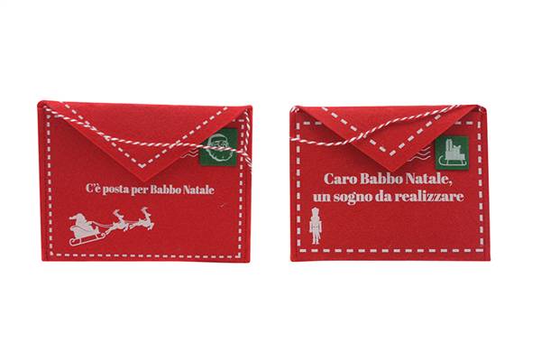 PARTENOPE LETTERA BABBO NATALE 18X13X0,2 
