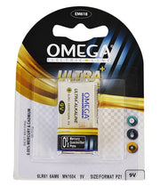 OMEGA BATTERIA 9V 