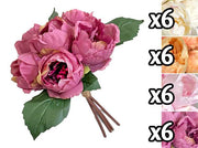 VEA BOUQUET 6 PEONIE 29CM 4ASS ELI59875 