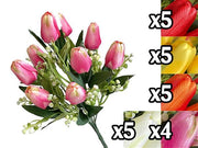 VEA BUSH TULIPANI 9 FIORI 39CM TIG59972 