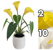 VEA VASETTO CALLA 3 FIORI 32CM MEI62073 