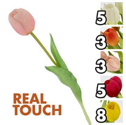 VEA STELO TULIPANI 40CM AME62405 5 ASSORTITI REAL TOUCH