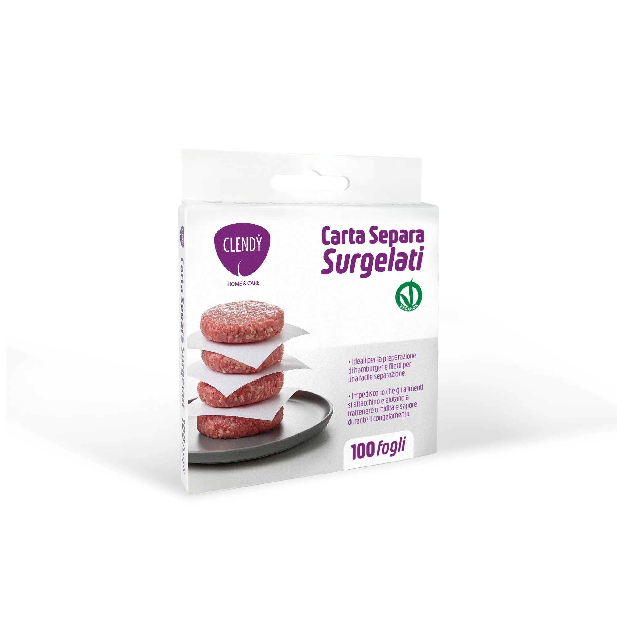 CLENDY CARTA SEPARA SURGELATI 100PZ